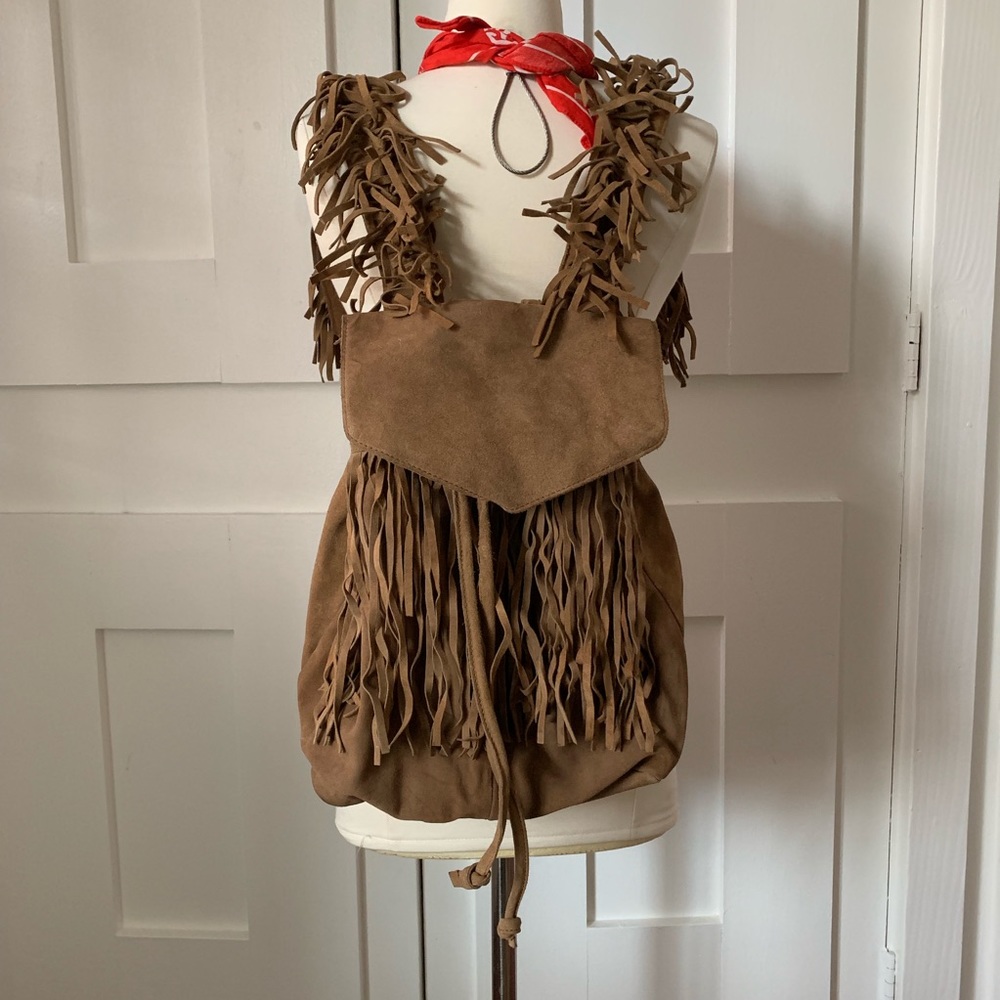 Zara Trafaluc Fringe backpack